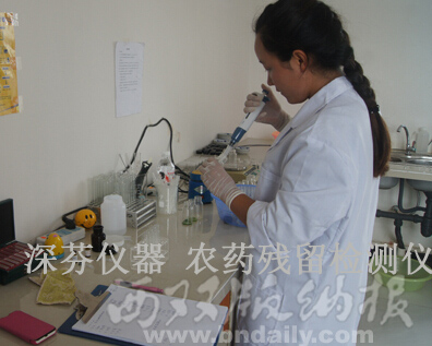 勐?？h加大蔬菜農(nóng)藥殘留檢測